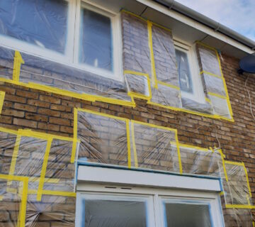 Can UPVC windows be sprayed in any colour