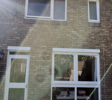 How long does the UPVC window spraying process take