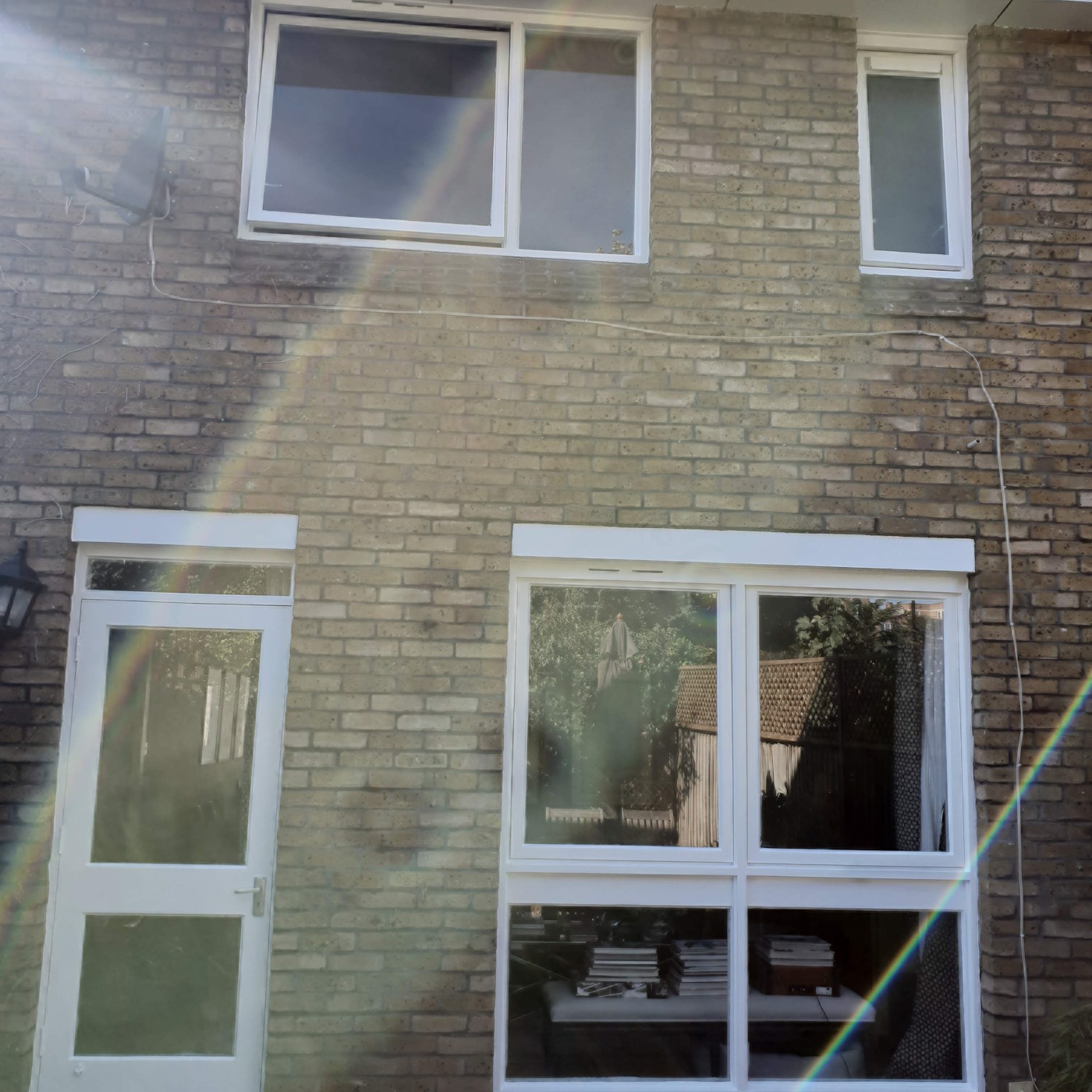 How long does the UPVC window spraying process take