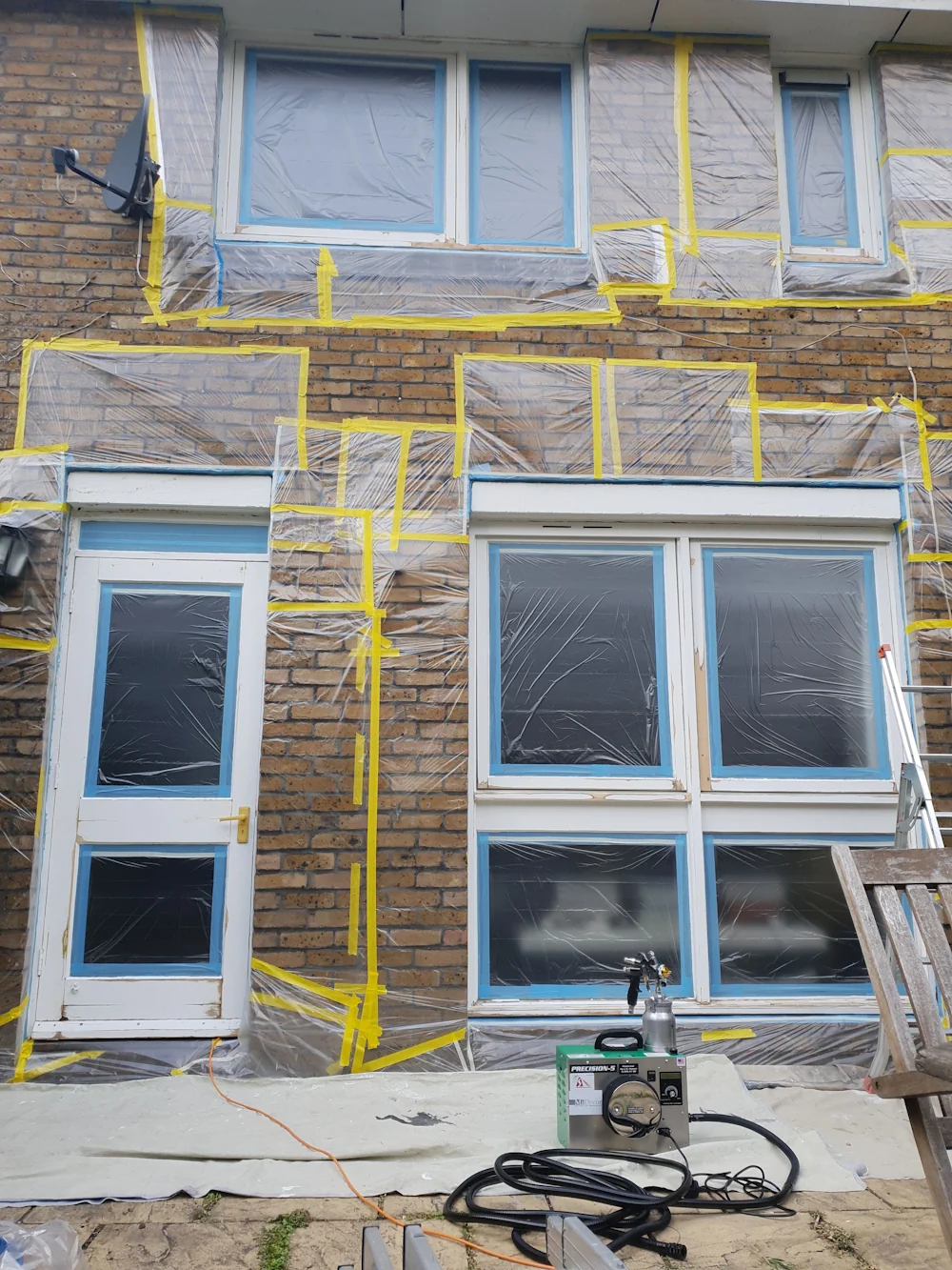 Professional UPVC Window Spraying in Epsom