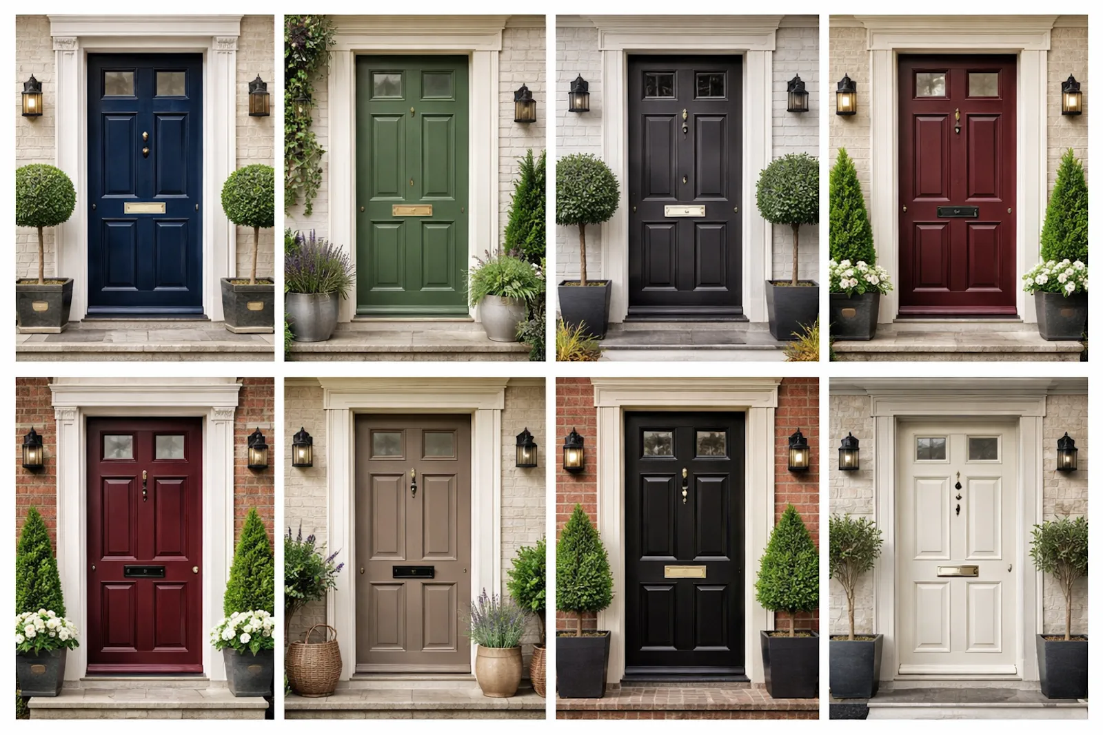 Top Front Door Colours in 2026 in The UK