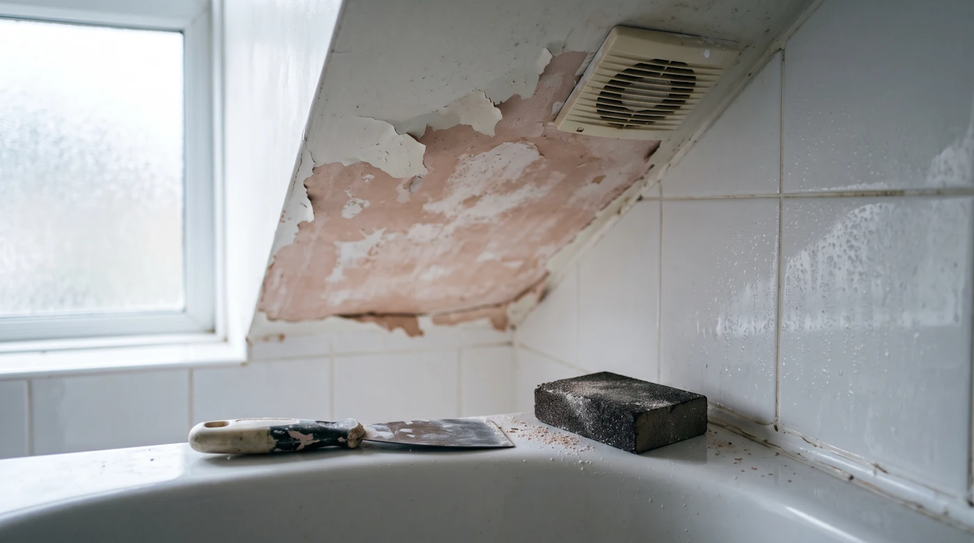 How Do You Fix Peeling Paint on a Bathroom Ceiling